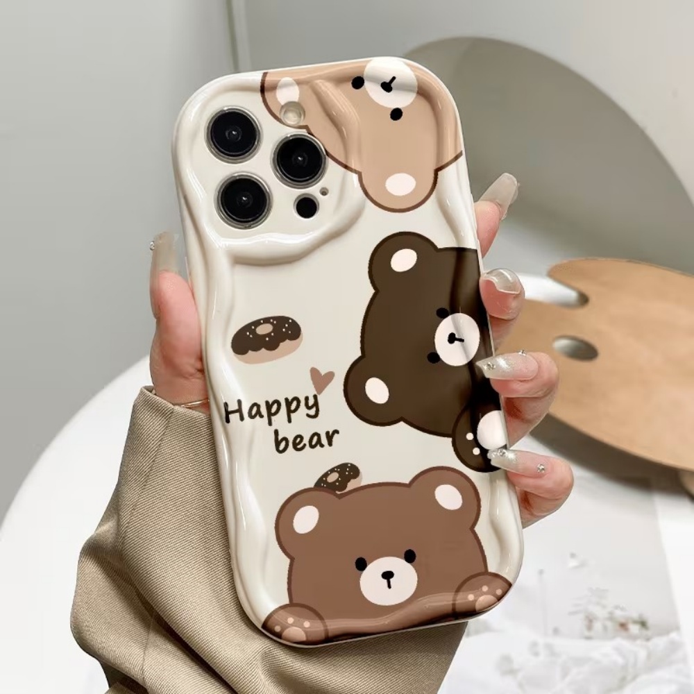 Cute Bear Cool Tiger Pattern P - Apple Iphone 15 recension och pris