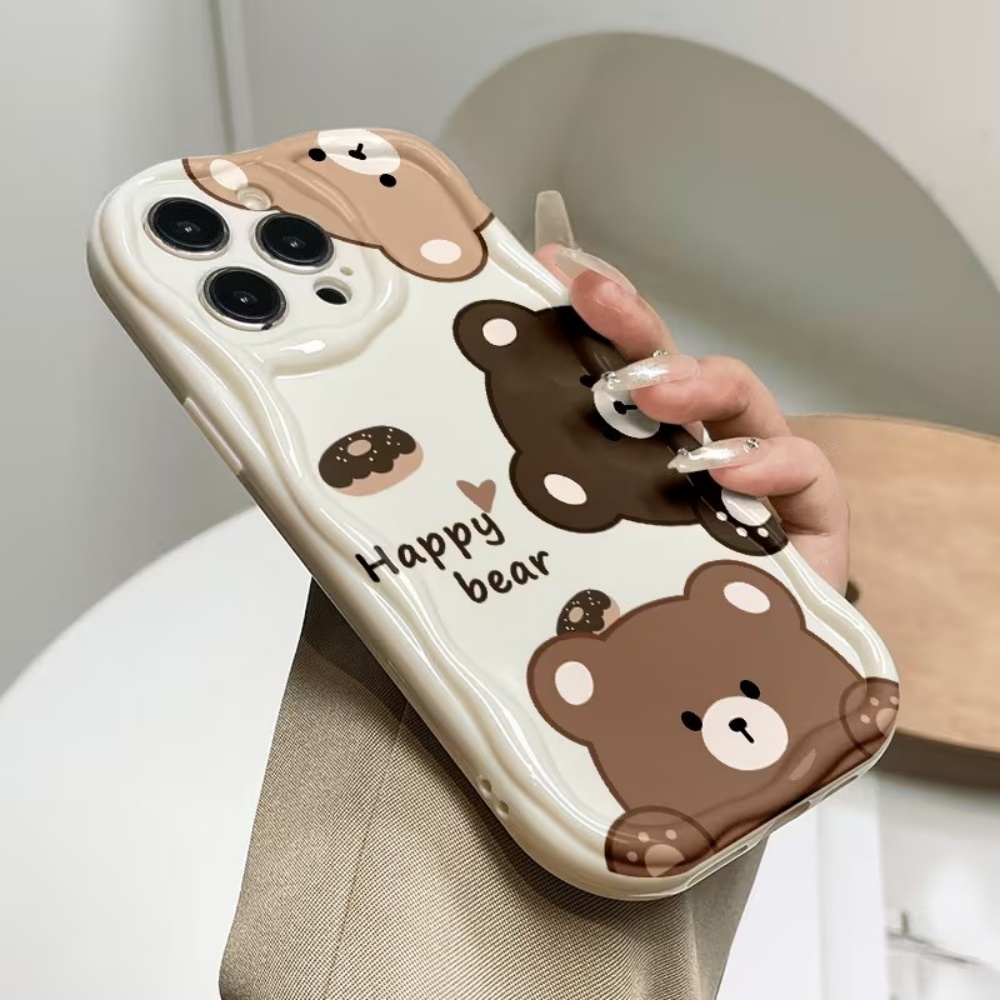 Cute Bear Cool Tiger Pattern P - Apple Iphone 15 recension och pris