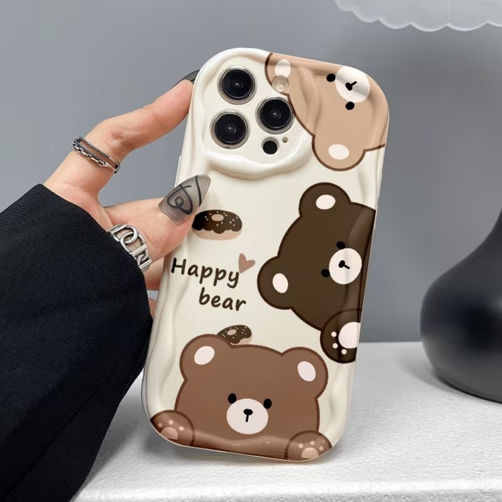 Cute Bear Cool Tiger Pattern P - Apple Iphone 15 recension och pris