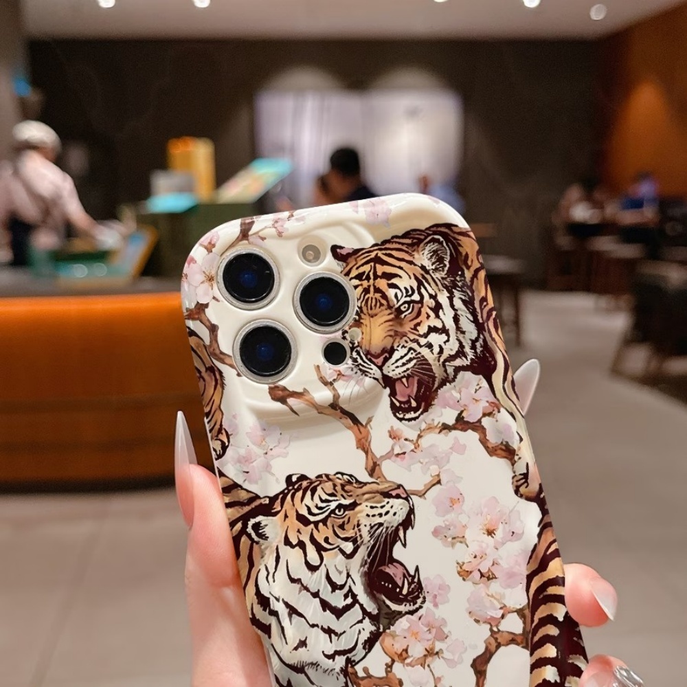 Cute Bear Cool Tiger Pattern P - Apple Iphone 15 recension och pris